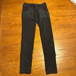 Free People movement Black and Dark Gray Joggers